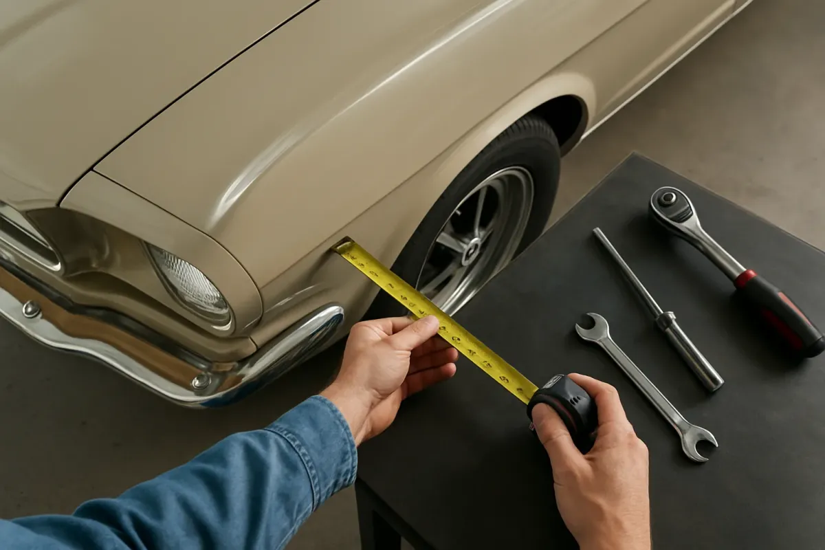 Kotflügel vorn für US-Cars: Auswahl, Passform, Einbau