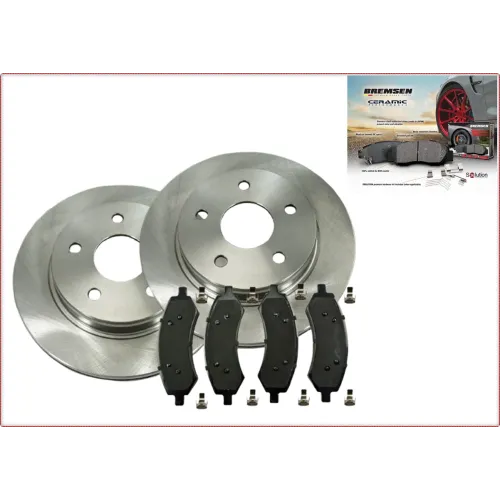2x DISQUES DE FREIN + PLAQUETTES DE FREIN AVANT POUR DODGE RAM 1500 2006