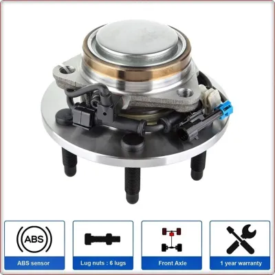 WHEEL HUB WITH BEARING FRONT FOR CHEVROLET TAHOE 2000 - 2006 / EXPRESS 2003 - 20...