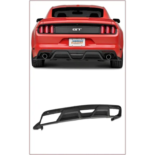 DIFFUSORE POSTERIORE PER FORD MUSTANG 2015 - 2017 STILE GT350