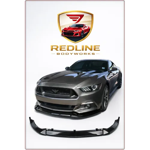 DOKŁADKA ZDERZAKA PRZEDNIEGO DO FORD MUSTANG 2015 - 2017 CZARNY POŁYSK