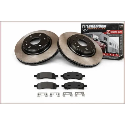 2X DISCHI FRENO + PASTIGLIE FRENO ANTERIORI PER CHEVROLET TRAVERSE 2009 - 2017