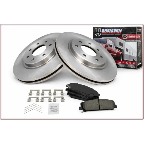 2x BREMSSCHEIBEN + BREMSKLÖTZE VORNE FÜR INFINITI QX56 QX80 2007 - 2024