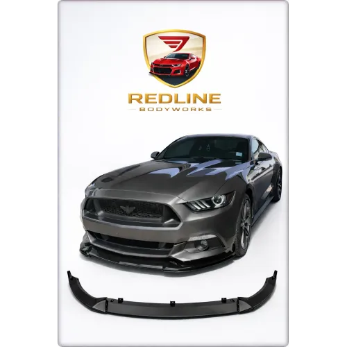 FRONTSPOILERLIPPE / CHIN SPOILER FÜR FORD MUSTANG 2015 - 2017 SCHWARZ MATT