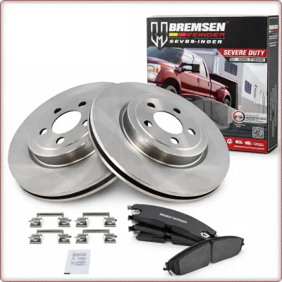 2X DISCHI FRENO + PASTIGLIE FRENO ANTERIORI PER CHRYSLER 300C 2005 - 2024 345MM