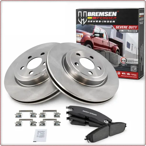 2X TARCZE HAMULCOWE + KLOCKI HAMULCOWE PRZEDNIE DO CHRYSLER 300C 2005 - 2024 345MM