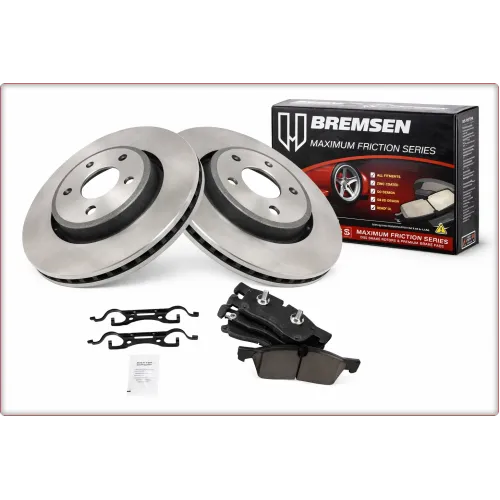 2X TARCZE I KLOCKI HAMULCOWE PRZEDNIE DO DODGE DURANGO 2011 - 2023