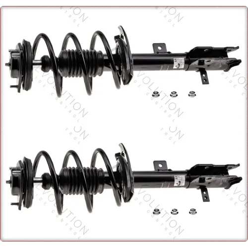 2X AMMORTIZZATORI ANTERIORI CON MOLLE ELICOIDALI E SUPPORTI PER JEEP COMPASS PATRIOT 2007 - 2017