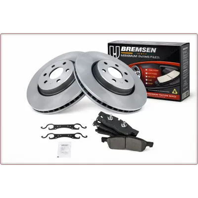 2X DISCHI FRENO + PASTIGLIE FRENO ANTERIORI PER JEEP GRAND CHEROKEE 2011 - 2020