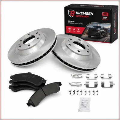 2X DISCHI E PASTIGLIE FRENO ANTERIORI PER CHEVROLET SSR BUICK RAINIER 2003 - 200...