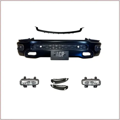 PARAURTI ANTERIORE COMPLETO + ALOGENO PER DODGE RAM 1500 2019 - 2025 CON PDC