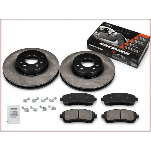 2X TARCZE HAMULCOWE + KLOCKI HAMULCOWE NA PRZÓD DO LINCOLN TOWN CAR 1998 - 2002