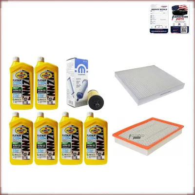 KIT CAMBIO OLIO PENNZOIL 0W-20 FILTRO OLIO/ARIA/ABITACOLO PER RAM 1500 3.6 V6 20...