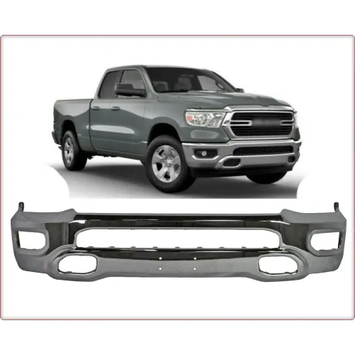 PARAURTI ANTERIORE IN ACCIAIO PER DODGE RAM 1500 DT 2019 - 2025 CROMATO