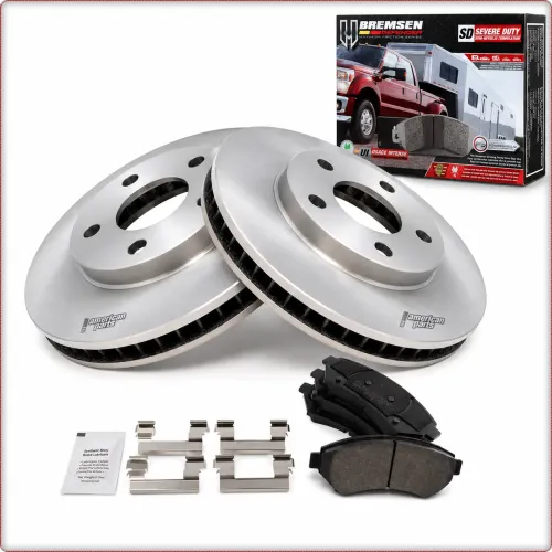 2X TARCZE HAMULCOWE + KLOCKI HAMULCOWE NA PRZÓD DO CHEVROLET VENTURE 1997 - 2005