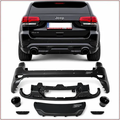 PARAURTI POSTERIORE COMPLETO PER JEEP GRAND CHEROKEE 2014-2021 SRT