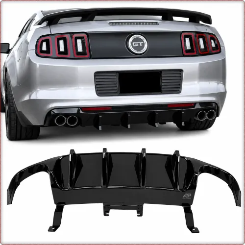 DYFUZOR TYLNY DO FORD MUSTANG 2013 - 2014 COMPETITION STYL POŁYSK