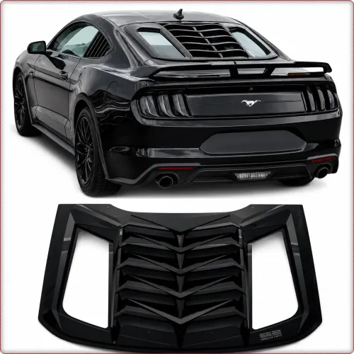 GRIGLIA COPRILUNOTTO PER FORD MUSTANG 2015 - 2026 NERO LUCIDO