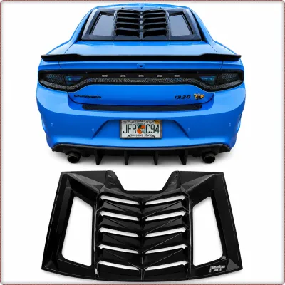 GRIGLIA COPRILUNOTTO PER DODGE CHARGER 2011 - 2023 NERO LUCIDO