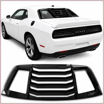 ŻALUZJA TYLNEJ SZYBY DO DODGE CHALLENGER 2008 - 2023 CZARNY POŁYSK