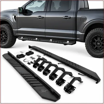 2X PEDANE LATERALI CON LED PER FORD F-150 F150 2015 - 2025