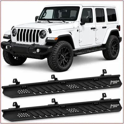 2X PEDANE LATERALI CON LED PER JEEP WRANGLER JL 2017 - 2026