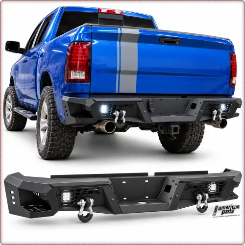 PARAURTI POSTERIORE + ILLUMINAZIONE PER DODGE RAM 1500 2009 - 2024 CLASSIC