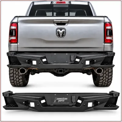 PARAURTI POSTERIORE COMPLETO PER RAM 1500 2019 - 2024 DT 5 GEN.