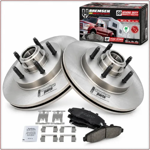 2x BREMSSCHEIBEN + BREMSKLÖTZE VORNE FÜR FORD F-150 1999 - 2003 2WD RWD