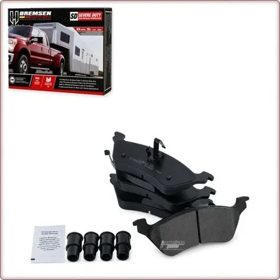 PASTIGLIE FRENO IN CERAMICA POSTERIORI + ACCESSORI PER DODGE GRAND CARAVAN/CARAV...