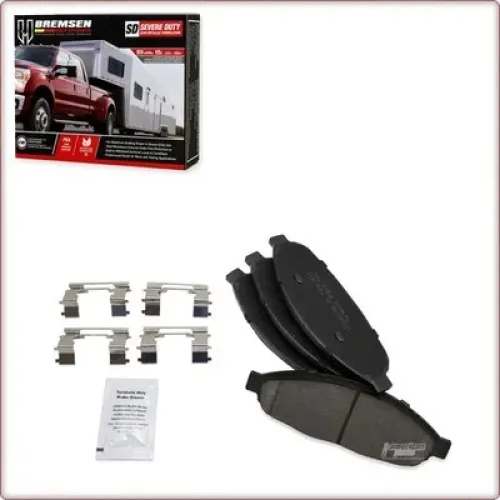 CERAMIC BRAKE PADS FRONT + ACCESSORIES FOR CHRYSLER PACIFICA ECE