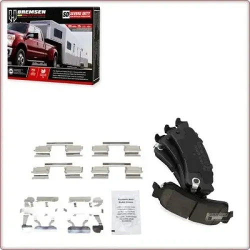 CERAMICZNE KLOCKI HAMULCOWE TYLNE + AKCESORIA DO CHEVROLET SILVERADO 1500/CLASSIC/ASTRO