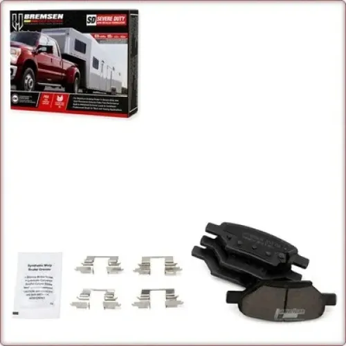 CERAMIC BRAKE PADS REAR + ACCESSORIES FOR CHEVROLET COBALT/MALIBU/HHR ECE