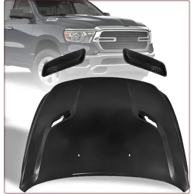 COFANO IN ALLUMINIO PER DODGE RAM 1500 2010 - 2018 SPORT REBEL