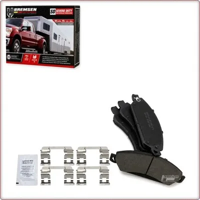 PASTIGLIE FRENO IN CERAMICA ANTERIORI + ACCESSORI PER CHEVROLET SILVERADO 1500/S...