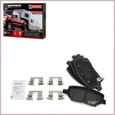 CERAMICZNE KLOCKI HAMULCOWE TYLNE + AKCESORIA DO CHEVROLET UPLANDER / BUICK TERR...
