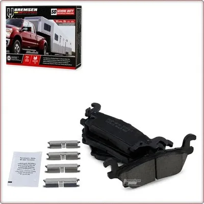PASTIGLIE FRENO IN CERAMICA POSTERIORI + ACCESSORI PER HUMMER H3T/H3 ECE
