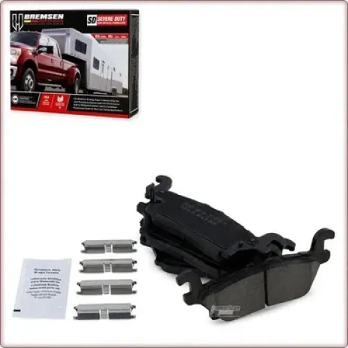 PASTIGLIE FRENO IN CERAMICA POSTERIORI + ACCESSORI PER HUMMER H3T/H3 ECE