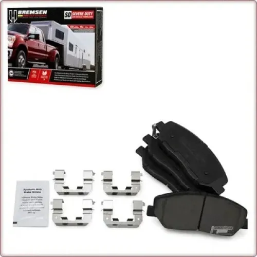 PLAQUETTES DE FREIN CÉRAMIQUE AVANT + ACCESSOIRES POUR HYUNDAI ENTOURAGE/SANTA FE / KIA SEDONA