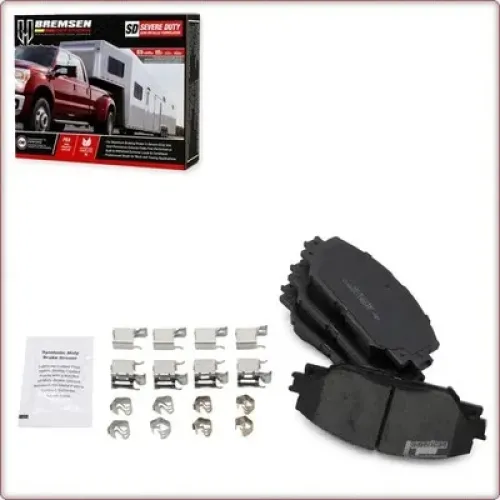 CERAMIC BRAKE PADS FRONT + ACCESSORIES FOR TOYOTA COROLLA/PRIUS V/MATRIX/RAV4 ECE