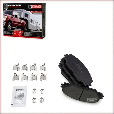CERAMICZNE KLOCKI HAMULCOWE PRZEDNIE + AKCESORIA DO TOYOTA COROLLA IM/MATRIX/MIR...
