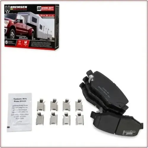 CERAMIC BRAKE PADS REAR + ACCESSORIES FOR JEEP WRANGLER/JK/LIBERTY / DODGE NITRO
