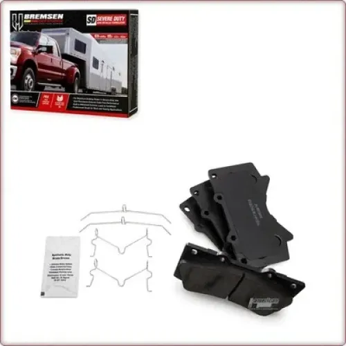 CERAMIC BRAKE PADS FRONT + ACCESSORIES FOR TOYOTA LAND CRUISER/SEQUOIA/TUNDRA ECE