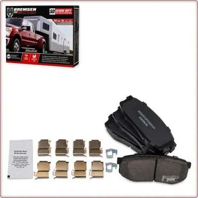 CERAMICZNE KLOCKI HAMULCOWE TYLNE + AKCESORIA DO TOYOTA LAND CRUISER/SEQUOIA/TUN...