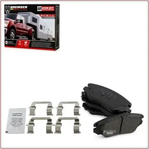 CERAMIC BRAKE PADS FRONT + ACCESSORIES FOR CHEVROLET MALIBU/LIMITED / BUICK CASCADA