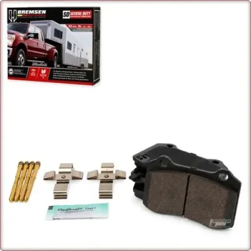 CERAMIC BRAKE PADS REAR + ACCESSORIES FOR TESLA MODEL S / GENESIS COUPE ECE