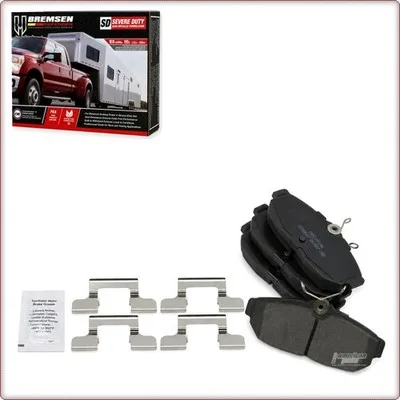 CERAMICZNE KLOCKI HAMULCOWE TYLNE + AKCESORIA DO FORD MUSTANG ECE