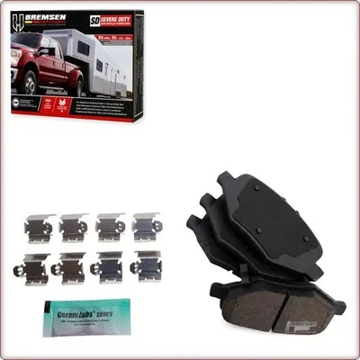 PASTIGLIE FRENO IN CERAMICA POSTERIORI + ACCESSORI PER FORD SPECIAL SERVICE POLI...