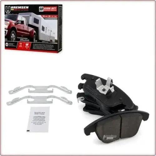 CERAMIC BRAKE PADS FRONT + ACCESSORIES FOR FORD FUSION / LINCOLN MKZ ECE