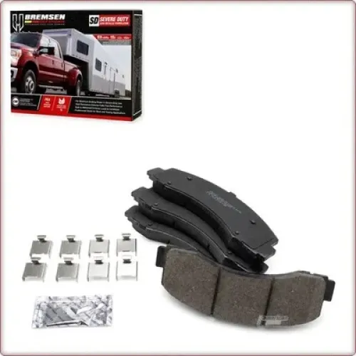 CERAMIC BRAKE PADS FRONT + ACCESSORIES FOR FORD EXPEDITION/F150 / LINCOLN NAVIGATOR